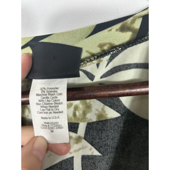 Vintage USA Deadstock Y2K Babydoll Top Size M Green Boho Fairy Grunge Whimsigoth - Picture 11 of 14